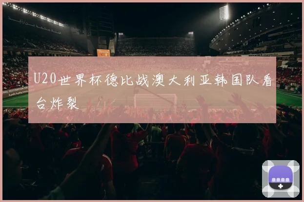 U20世界杯德比战澳大利亚韩国队看台炸裂